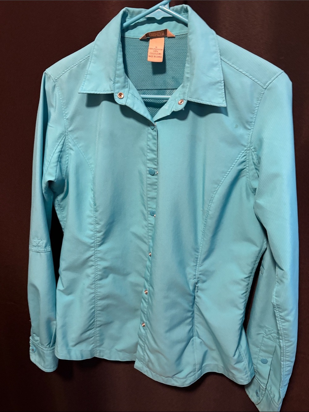 Duluth Trading Co Aqua Button-Up Women's Jacket